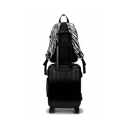 Kinmac Backpack KMB440 Zebra, Fashion Design, High Quality, Soft Interior Lining & Water-resistant