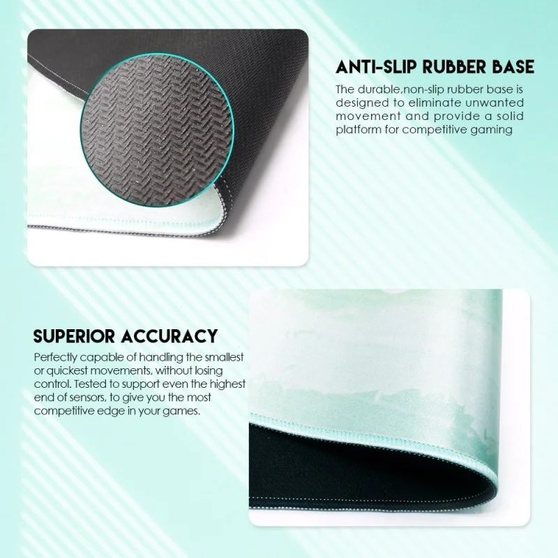 Fantech MP904 AGILE, Gaming and Office Mousepad, XX-Large Size: 90cmx40cmx0.4cm, Mint