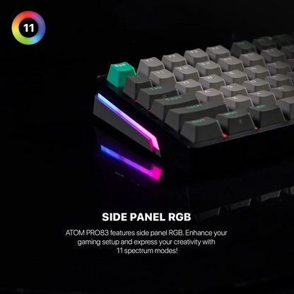 Fantech STELLAR Edition MK913 - ATOM PRO83, 3 Modes: Bluetooth, Wireless & Wired, Built-in Battery, Mechanical Gaming Keyboard