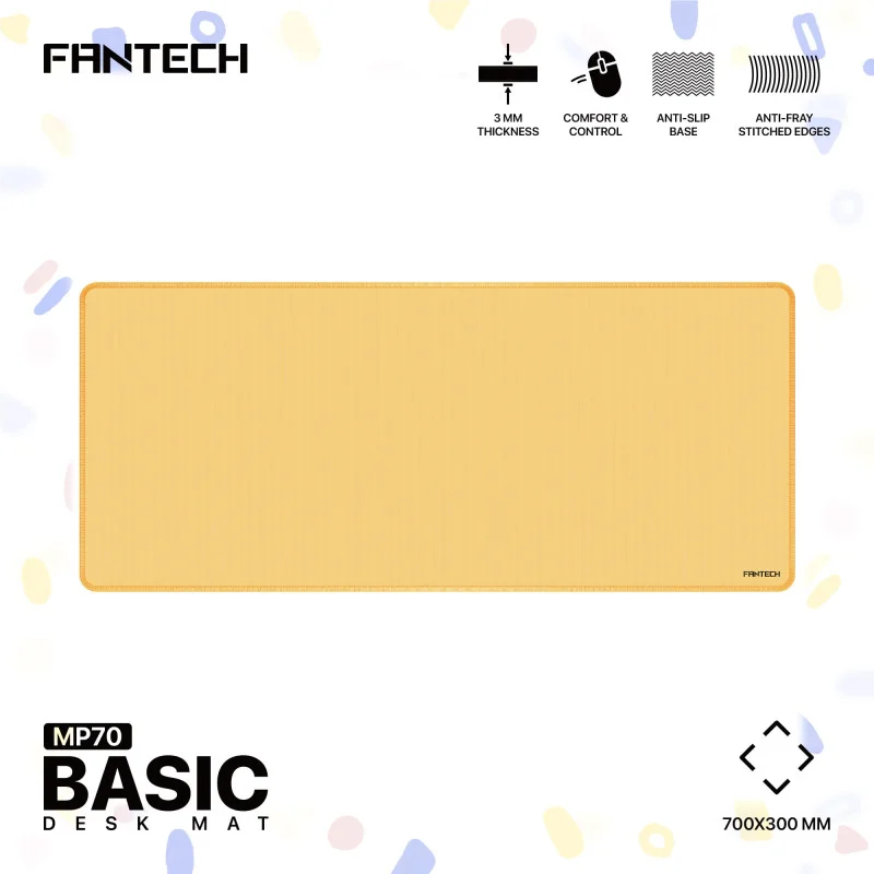 FANTECH MP70 BASIC DESKAMT MOUSE PAD Large Size: 70cmx30cmx0.3cm