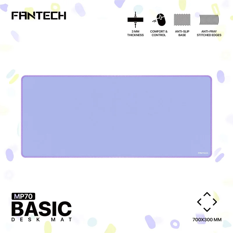 FANTECH MP70 BASIC DESKAMT MOUSE PAD Large Size: 70cmx30cmx0.3cm