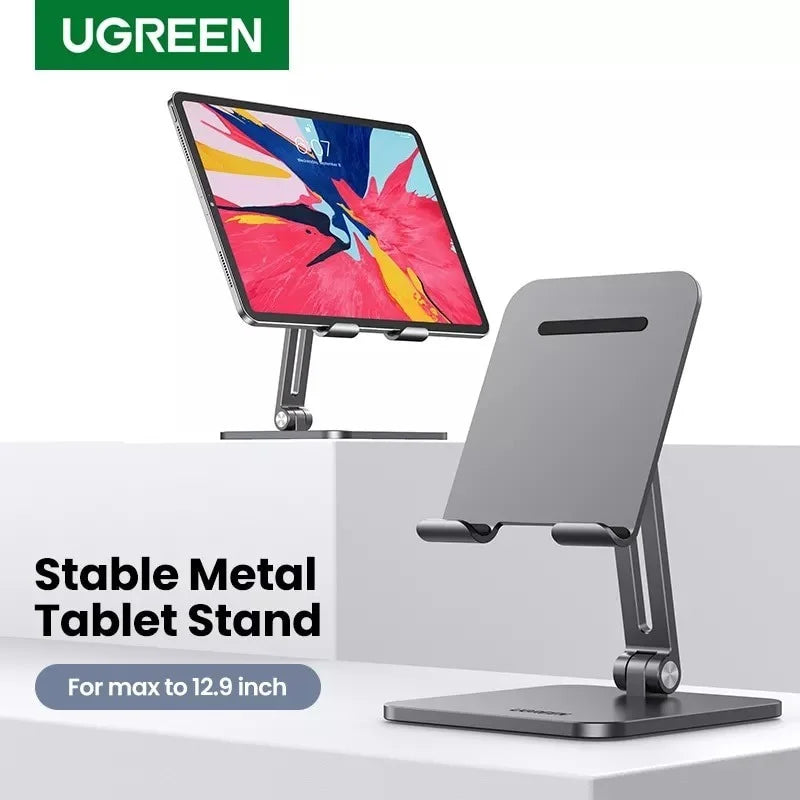 UGREEN Aluminum Alloy Tablet & ipad Pro Holder, Support Devices Up to 12.9 Inch, Durable & Stable Structure