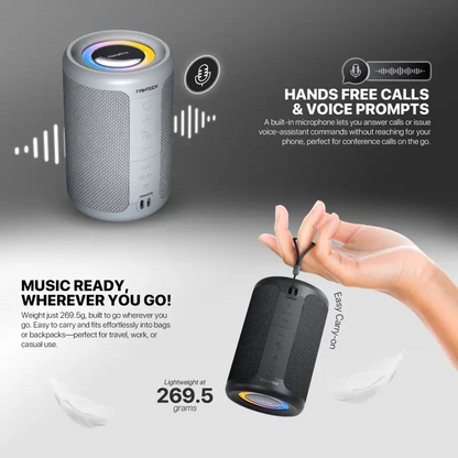 FANTECH NERABOX BS154 Wireless Speaker Bluetooth 5.4, 5W RMS, TWS Mode, AUX & TF Support, Built-in Battery