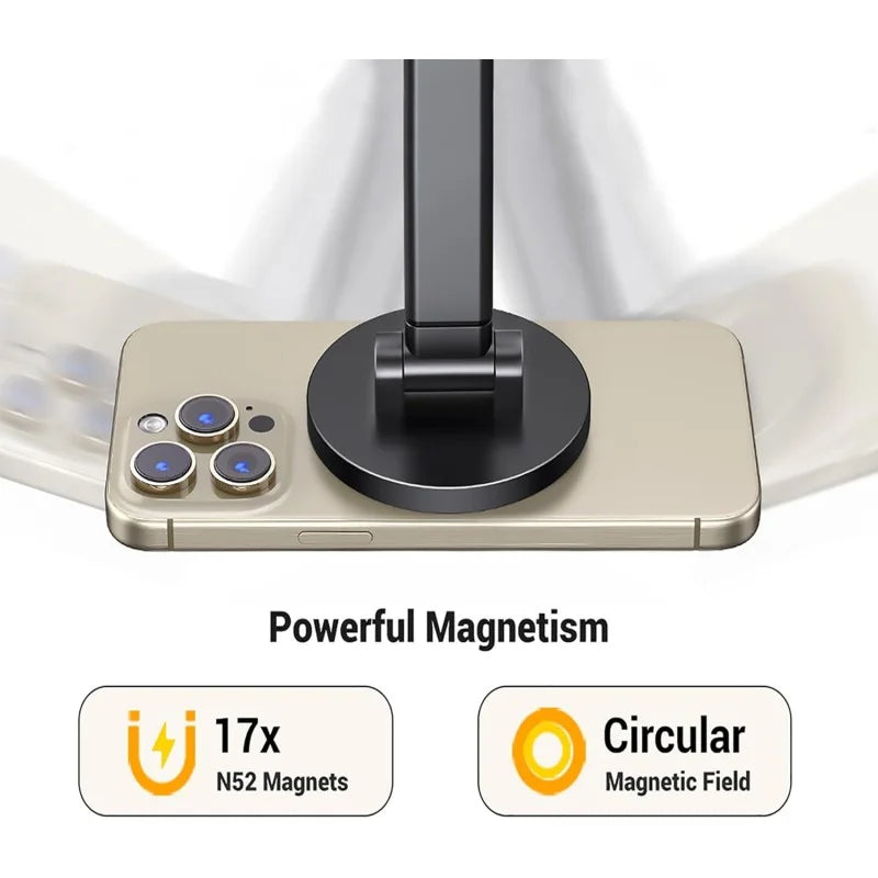 UGREEN Magnetic Phone Stand for MagSafe, Height Adjustable with 360-Degree Rotating Base