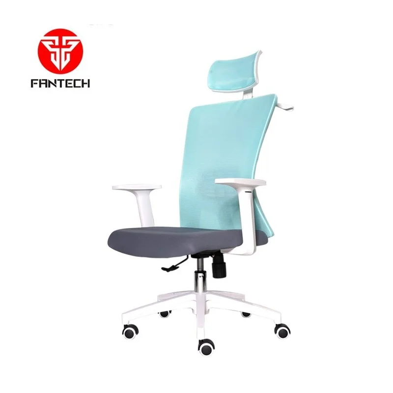 Fantech OC-A258: Ergonomic & Heavy-Duty Office Chair with Lumbar Support, Adjustable Headrest & Built-in Jacket Holder