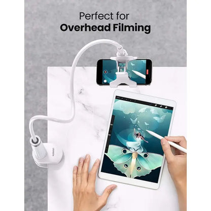 UGREEN Phone Holder Support Phone and Tablet Up to 7.2 Inch, with 90CM Flexible Long Arm, Stable Design