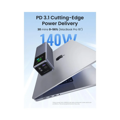 UGREEN NEXODE Power Bank 200W 3 Ports, 25000 mAh for Laptops, MacBooks, Smartphones, Tablets, ipads ; * TFT Smart Digital Display
