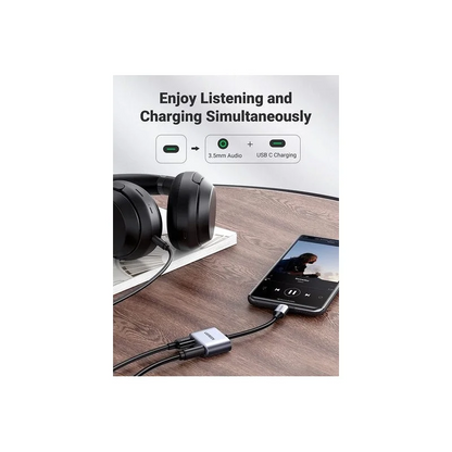 UGREEN 2-in-1 USB C to 3.5mm Headphone & USB-C Charging Port - CM231 60164