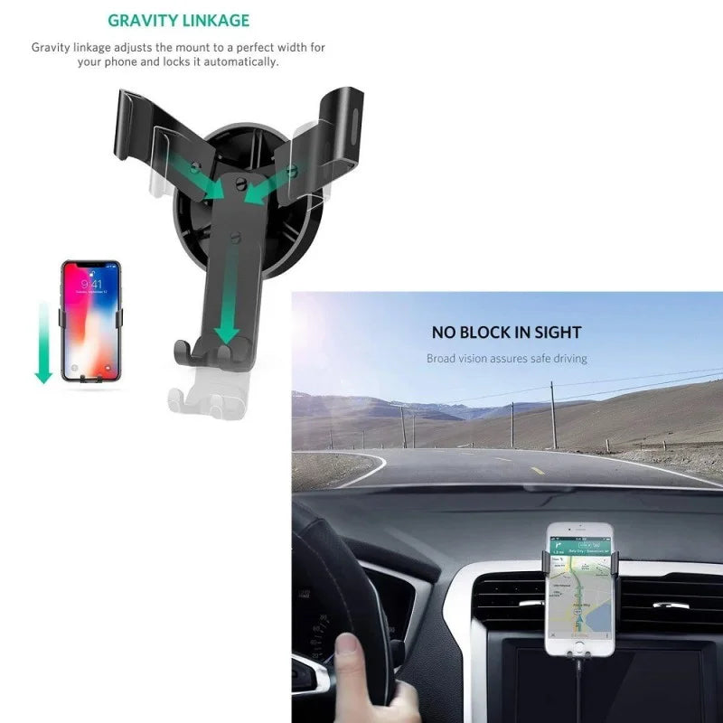UGREEN Air vent Gravity Car Phone Holder, Durable Structure