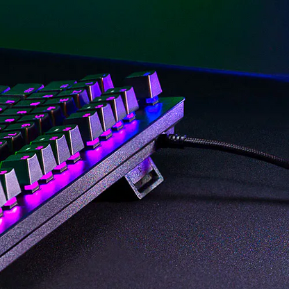Razer Huntsman V2 TKL Tenkeyless Gaming Keyboard - Ergonomic Wrist Rest