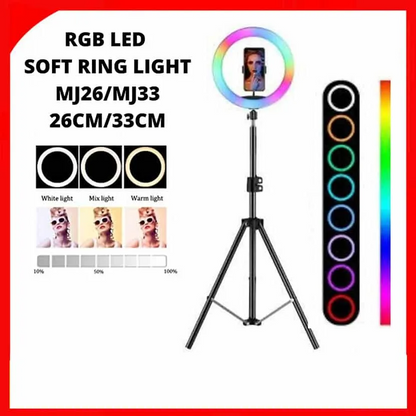RGB LED SOFT RING LIGHT