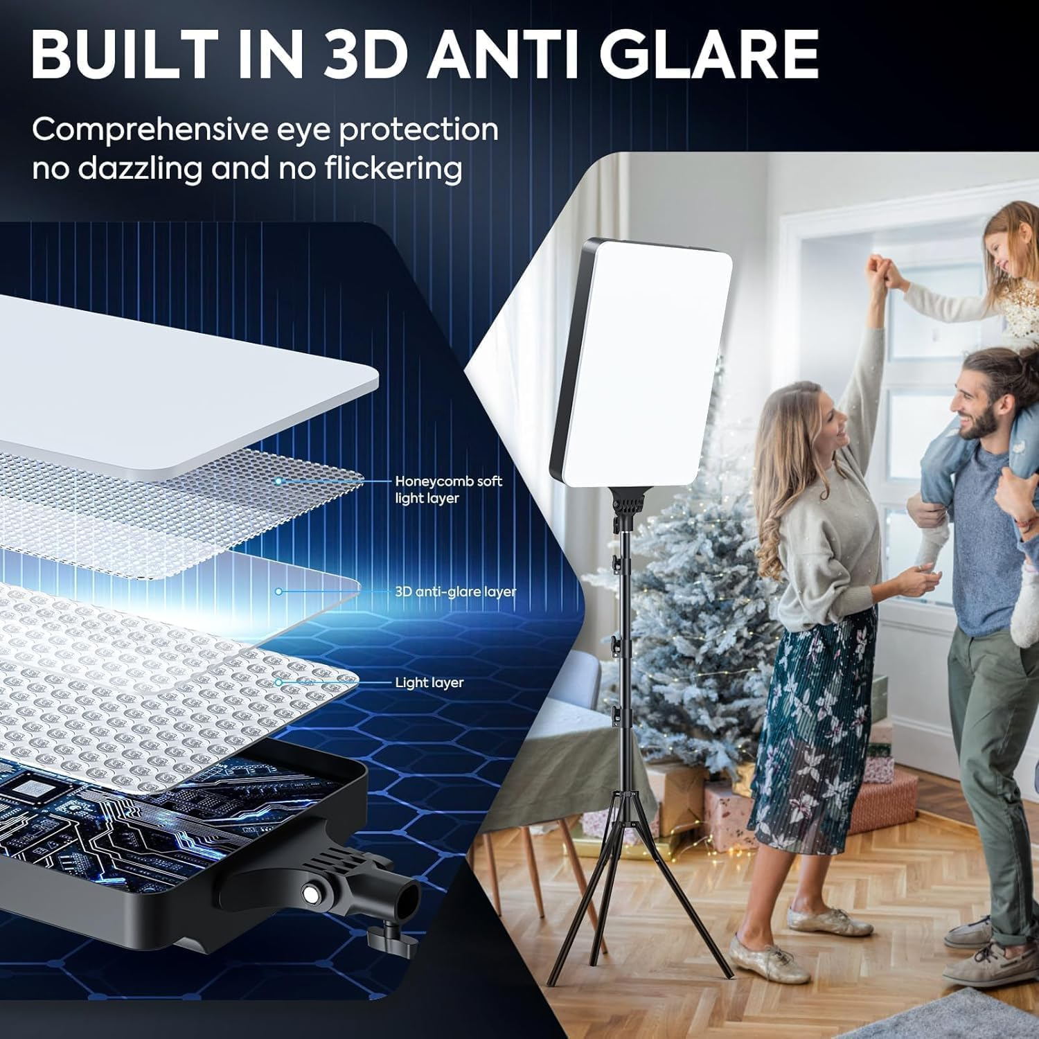 LED Video Professional Photography Fill Light 3 Lighting Modes Kit | RL 19 RL19 | Without Stand with Remote | Ringlight | Studio Lights for YouTube, Game Streaming MakeUp Artist, Social Media