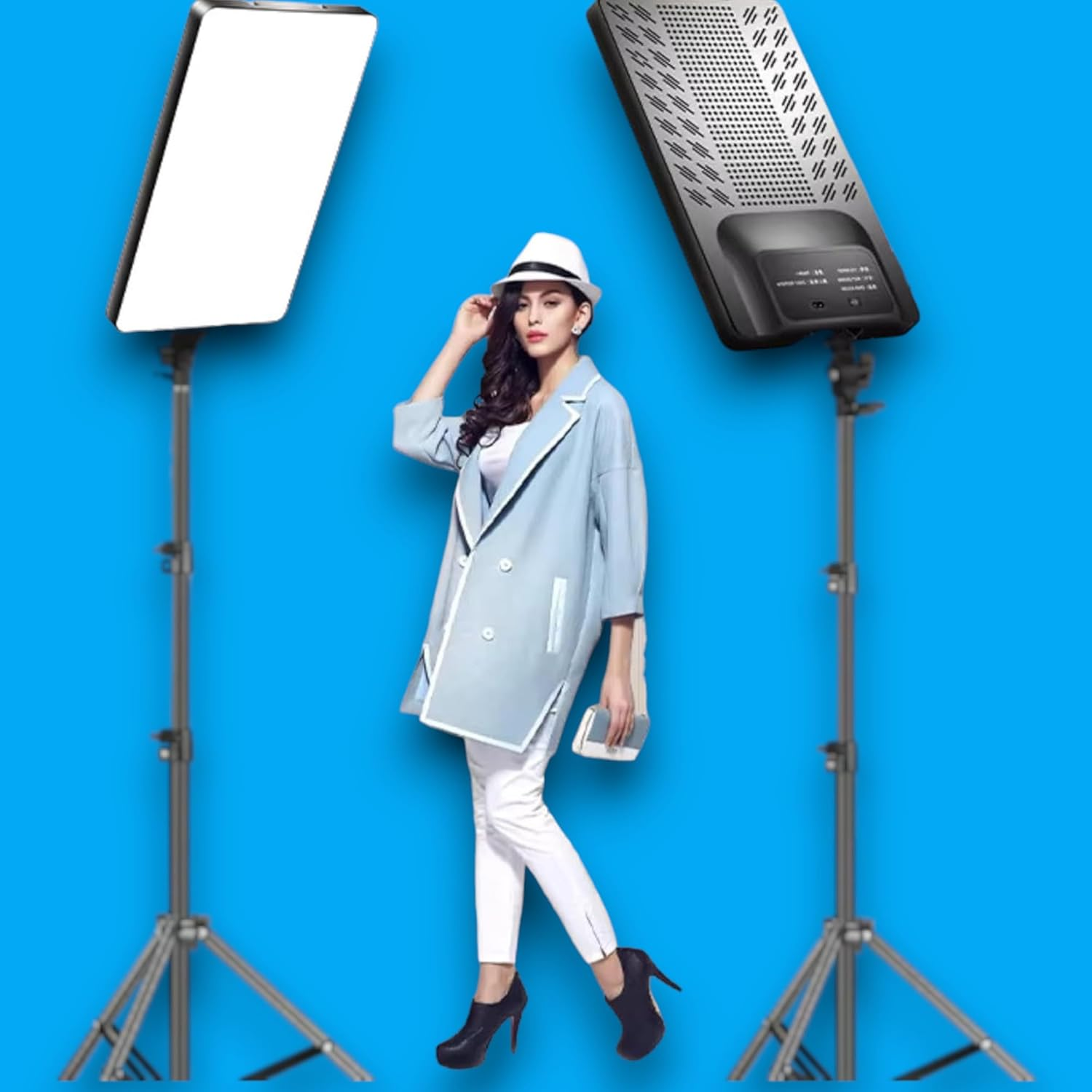 LED Video Professional Photography Fill Light 3 Lighting Modes Kit | RL 19 RL19 | Without Stand with Remote | Ringlight | Studio Lights for YouTube, Game Streaming MakeUp Artist, Social Media