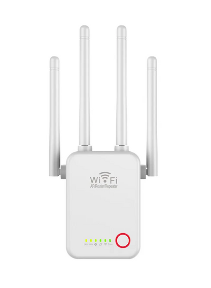 1200Mbps 4 antenna 3-in-1 Mini Size WiFi Repeater Router Enhance Wireless Signals Dual-Band Extender U7  EU Plug