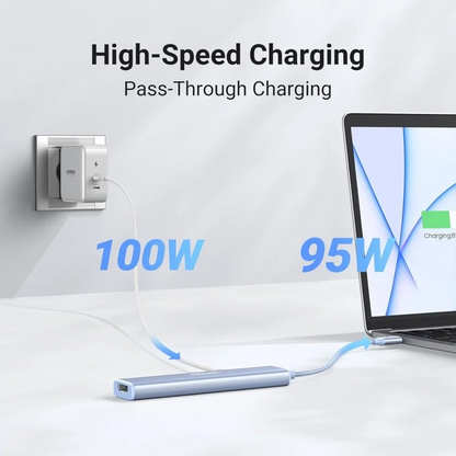 UGREEN REVODOK 5-in-1 USB-C HUB Docking Station with Power Port CM478 35580 35581