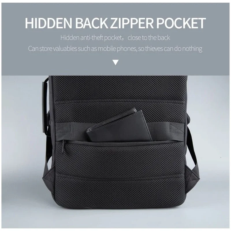 Kingsons Multifunctional Backpack KS3223W Black, Water-resistant, shock-resistant, Ergonomic Design