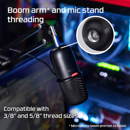 HyperX SoloCast – USB Condenser Gaming Microphone