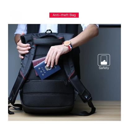 Kingsons Large & Multifunctional Design Backpack KS3140W Black, Water-resistant, shock-resistant, Ergonomic Design