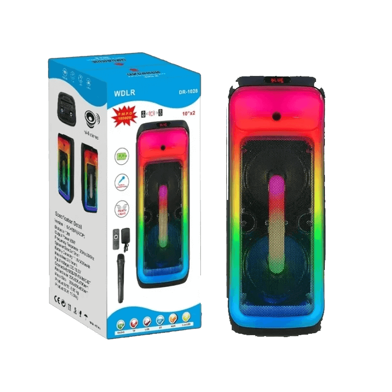 Board-x Speaker Karaoke DR-1028 2x10.5 Inch, 1 Microphone