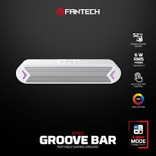 FANTECH GROOVE BAR BS160 Gaming Bluetooth 5.4, 6W RMS, Deep Bass, USB, AUX & TF Support, Built-in Battery