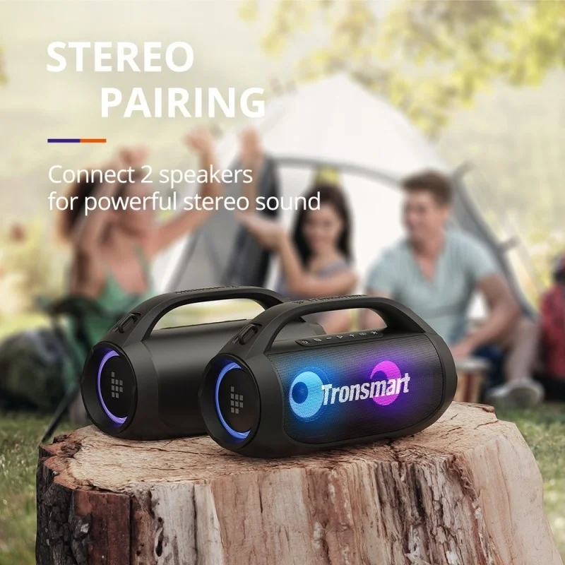 Tronsmart Bang SE 40W Portable Party Speaker With Built in Power bank and 3 LED Modes, up to 24 hours playtime