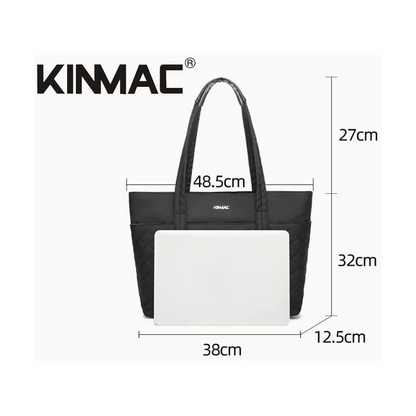 Kinmac 15.6″ Women's Laptop Tote – Chic, Spacious Work-Ready Handbag