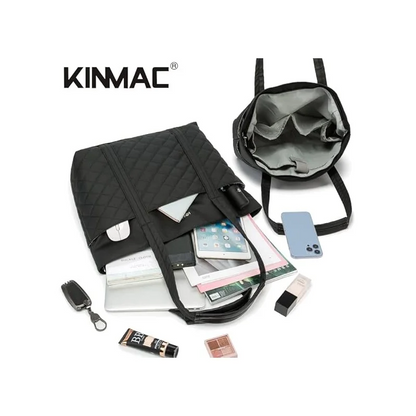 Kinmac 15.6″ Women's Laptop Tote – Chic, Spacious Work-Ready Handbag