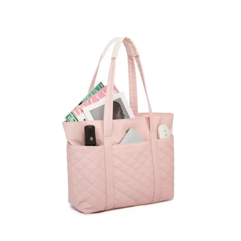 Kinmac 15.6″ Women's Laptop Tote – Chic, Spacious Work-Ready Handbag