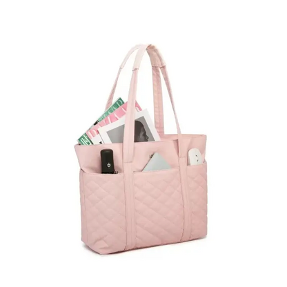 Kinmac 15.6″ Women's Laptop Tote – Chic, Spacious Work-Ready Handbag