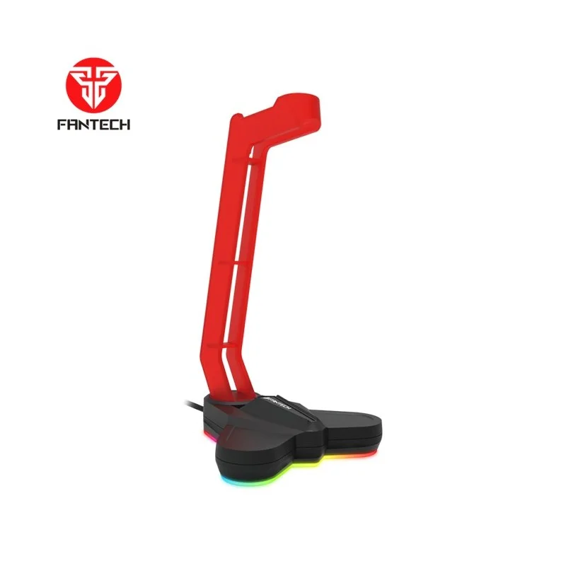Fantech AC3001S RGB Tower: Headset Stand for Organized Gaming Setup Red