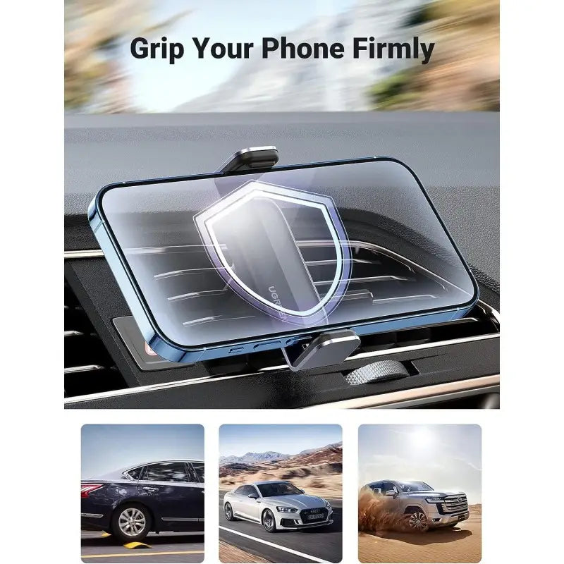 UGREEN Air Vent Car Mount Phone Holder, 360 degree rotation, robust and durable
