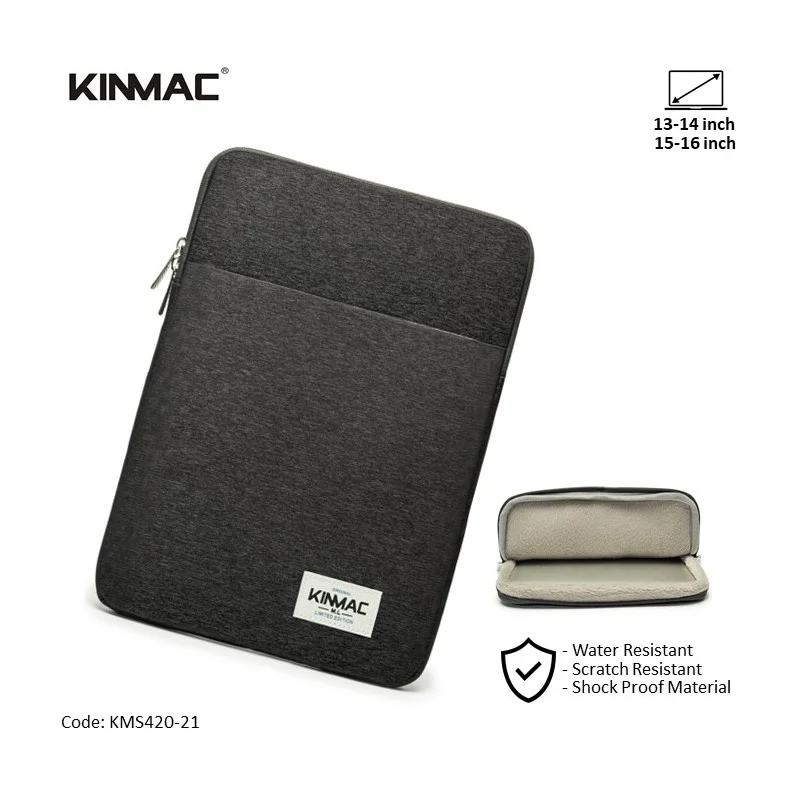 Kinmac Vertical Design Sleeve THICKNESS, Vertical Design, Soft Interior Lining & Water-resistant