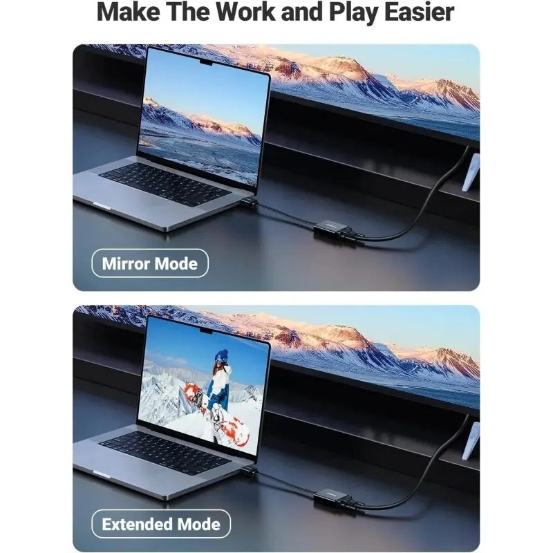 UGREEN Full HD HDMI Male to VGA Female Adapter Cable, Full HD Resolution