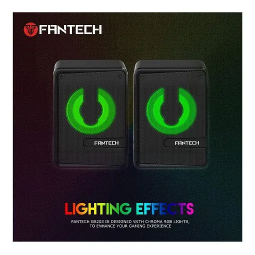 Fantech GS203 BEAT USB RGB Gaming & Music Speaker