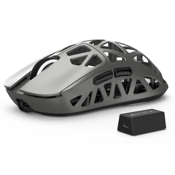 Attack Shark R2 Lightweight Tri-mode Magnesium Alloy 8K Black Gaming Mouse