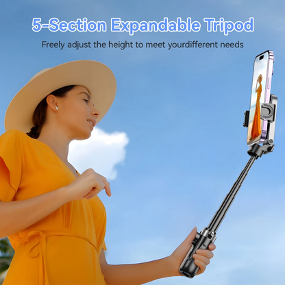 XO Selfie Stick Phone Tripod Stand with Bluetooth Remote for iPhone|Android