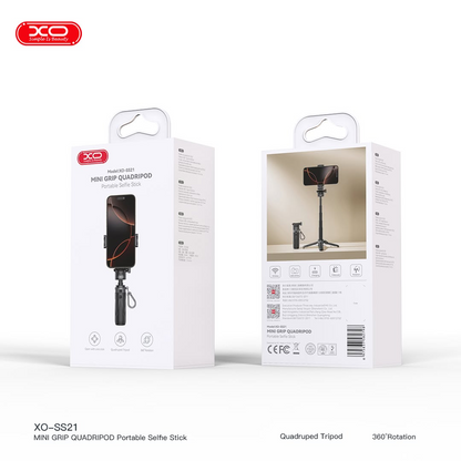 XO-SS21 3-in-1 Multi-function Mini Bluetooth Selfie Stick / Camera Aid